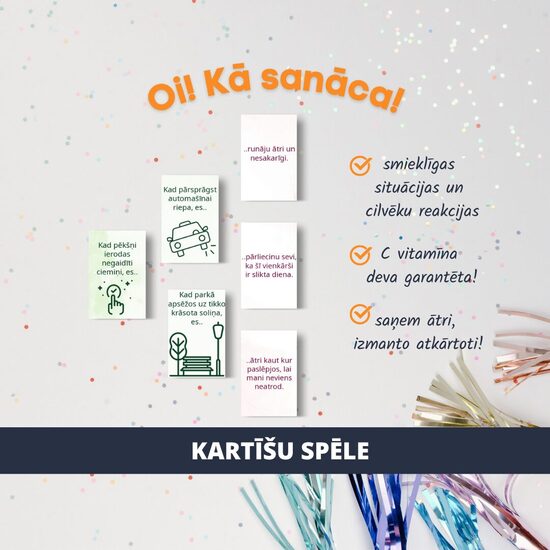 SPĒLE "OI! KĀ SANĀCA!"